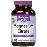 Frasco de suplemento Bluebonnet Citrato de Magnesio 400 mg 60 Tabletas