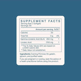 Información del suplemento de BodyBio aceite de onagra con GLA para 180 cápsulas blandas.