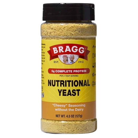 Frasco de suplemento BRAGG Levadura Nutricional 4.5 oz