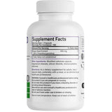 Etiqueta posterior de Bronson Extracto de Semilla de Uva 400 mg con información del suplemento, ingredientes y modo de uso