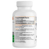 Tabla nutricional del suplemento Bronson Vitamina B6 (Piridoxina HCl) 100mg 250 Tabletas Vegetarianas