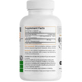 Tabla nutricional del suplemento Bronson Vitamina K2 y D3 360 cápsulas