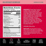Tabla nutricional del suplemento BSN Syntha-6 22g Proteína 5 lbs sabor Batido de Fresa