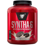 Frasco de suplemento BSN Syntha-6 22g Proteína 5 lbs sabor Galletas y Crema