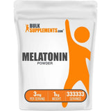 Bolsa de suplemento BulkSupplements Melatonina en polvo 1000 g (1 kg)