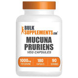 Frasco de BulkSupplements Mucuna Pruriens en cápsulas vegetales presentación 180 cápsulas