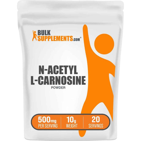 Bolsa de suplemento BulkSupplements.com N-Acetil L-Carnosina 10 g