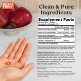 Panel de información del suplemento Bulletproof vitaminas A-D-K, 30 cápsulas blandas