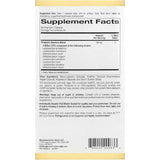 Tabla nutricional del suplemento California Gold Nutrition LactoBif® 5 Probióticos 5 Mil Millones UFC 60 Cápsulas Vegetales