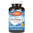Frasco frontal de Carlson Elite Omega-3 Gems de 60 cápsulas blandas