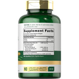 Tabla nutricional del suplemento Carlyle Aceite de Oliva Extra Virgen Orgánico 120 cápsulas de gel