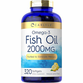 Carlyle Aceite de Pescado 2000 mg - Cápsulas Blandas con Omega-3 EPA & DHA