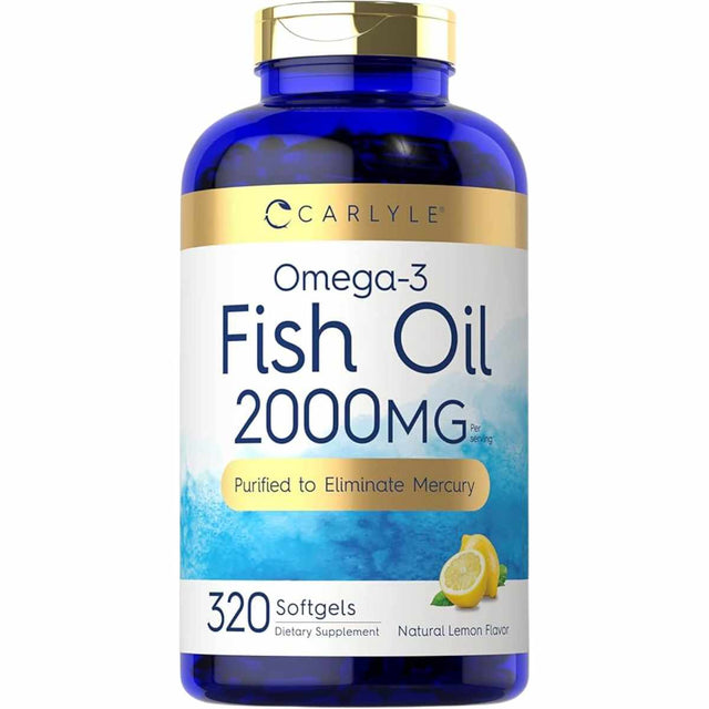 Carlyle Aceite de Pescado 2000 mg - Cápsulas Blandas con Omega-3 EPA & DHA