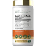 Tabla nutricional del suplemento Carlyle Cúrcuma con CoQ10 y Pimienta Negra 60 cápsulas
