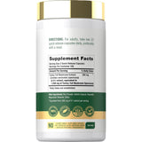 Información del suplemento de Carlyle hongo cola de pavo 1200 mg equivalente por porción, 200 cápsulas