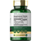 Tabla nutricional del suplemento Carlyle Shilajit 2000 mg 90 cápsulas