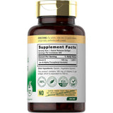 Tabla nutricional del suplemento Carlyle Vitamina E 400 UI  300 cápsulas blandas