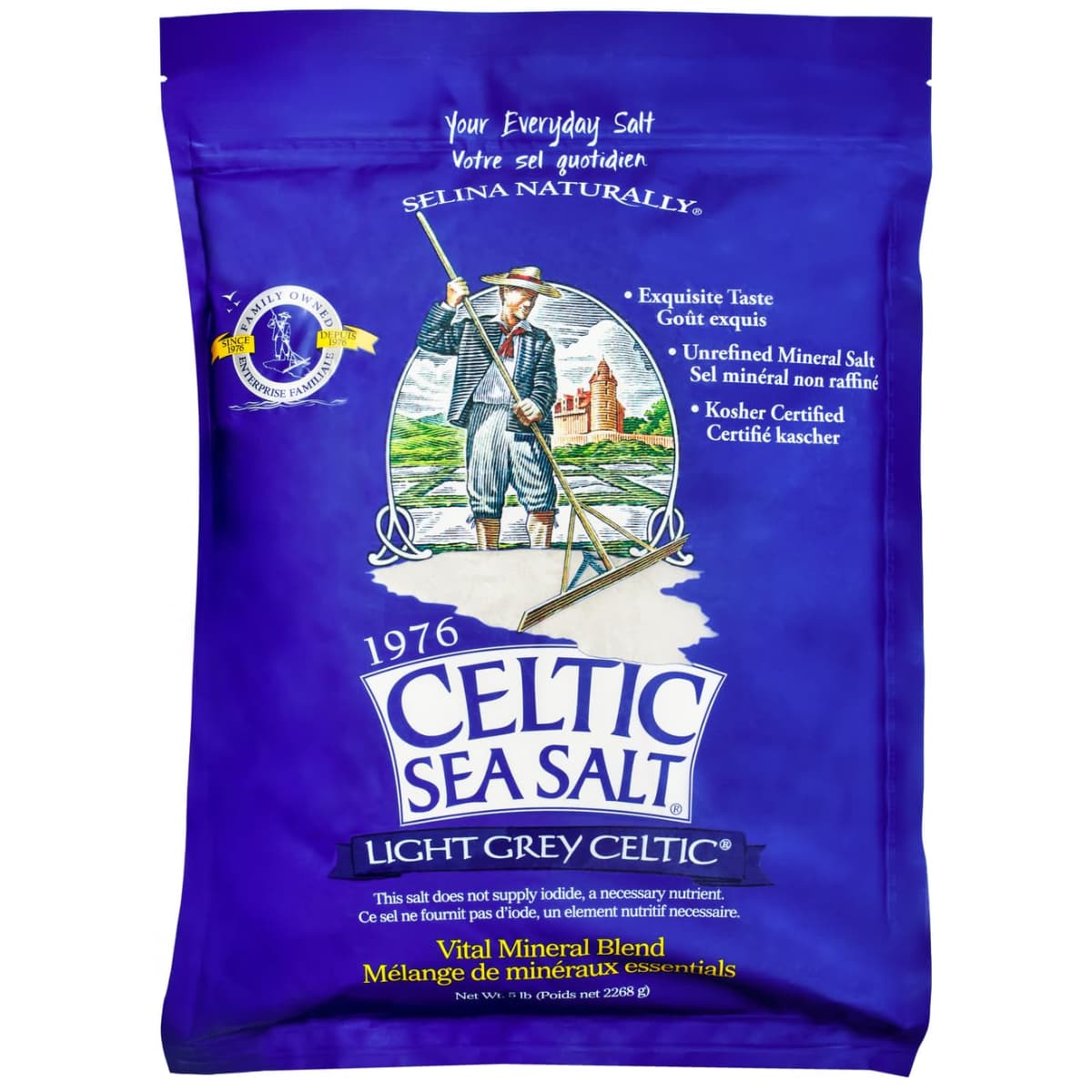 Bolsa de CELTIC SEA SALT Sal Marina Light Grey 2268 g