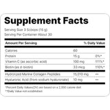 Información del suplemento Cevitol Colágeno Marino en polvo con vitamina C, biotina y ácido hialurónico