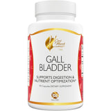 Frasco de suplemento Cocó March Gall Bladder Formula 90 cápsulas