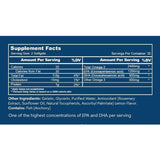 Cápsulas blandas de Core Med Science Omega-3 TG con indicación de uso diario.