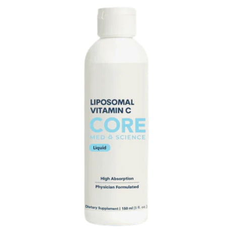 Botella de Core Med Science Vitamina C Liposomal sabor girasol de 150 ml