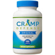 Frasco de Cramp Defense Original con información del suplemento y presentación de 180 cápsulas