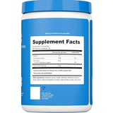 Tabla nutricional del suplemento Create Monohidrato de Creatina sabor Frambuesa Azul 90 gomitas