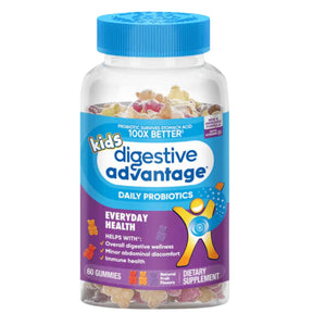 Schiff Digestive Advantage® Probióticos Diarias Para Niños - Sabor Fruta Natural - 60 Gomitas - Haz Tu Pedido