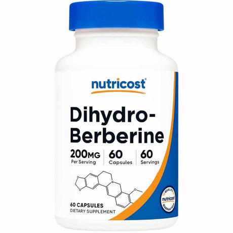 Dihidroberberina 200 mg - 60 Cápsulas de Nutricost con GlucoVantage®