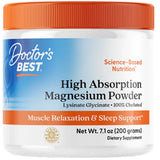 Frasco de glicinato de magnesio quelado en polvo Doctor’s Best de 200 g