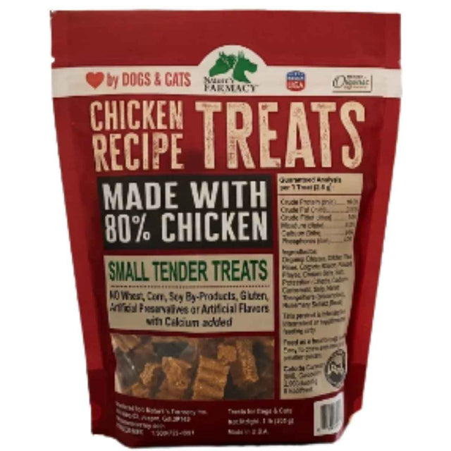 Dogzymes premios tiernos de pollo para perros y gatos, tamaño pequeño, bolsa de 454 g