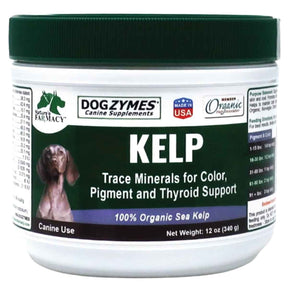 Dogzymes Kelp orgánico en polvo para perros, envase de 340 g (12 oz)
