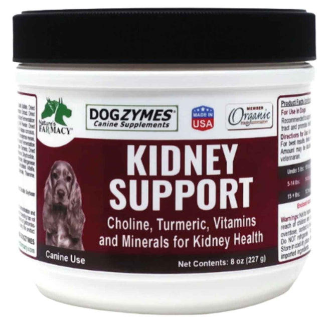 Dogzymes Kidney Support en polvo para perros, presentación de 227 g (8 oz)