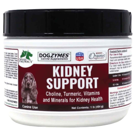 Dogzymes Kidney Support en polvo para perros, presentación de 454 g (1 lb)