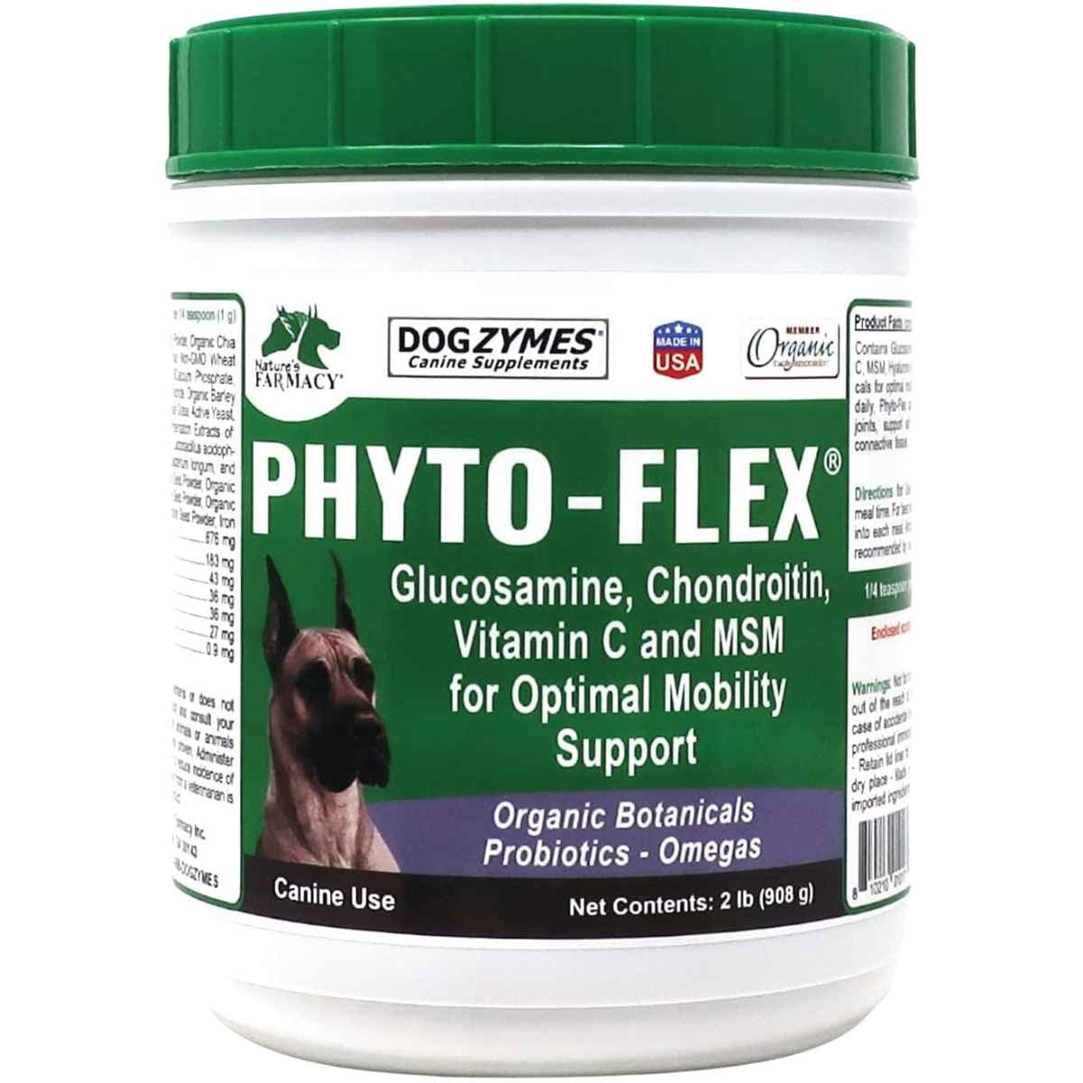 Dogzymes Phyto-Flex suplemento en polvo para perros 908 g