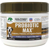Dogzymes Probiotic Max para perros, envase de 454 g, vista frontal