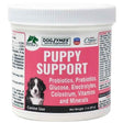 Envase frontal de Dogzymes Puppy Support, suplemento nutricional canino de 3 oz