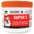 Envase frontal de Dogzymes Super C para perros, presentación de 1 lb