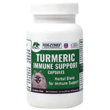 Dogzymes Turmeric Immune Support Capsules para perros, frasco de 100 cápsulas