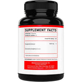 Tabla nutricional del suplemento Dorado Nutrition Tongkat Ali 1200 mg 120 cápsulas