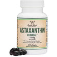 Frasco de suplemento Double Wood Astaxantina 12 mg 60 cápsulas blandas