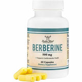 Double Wood berberina HCl 500 mg por cápsula, frasco de 60 cápsulas