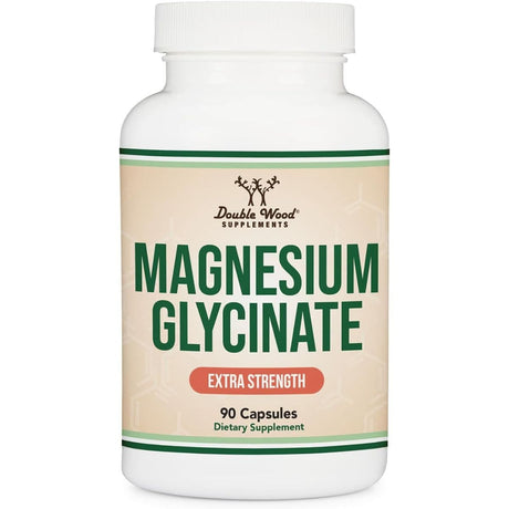 Double Wood glicinato de magnesio 120 mg por cápsula 90 cápsulas
