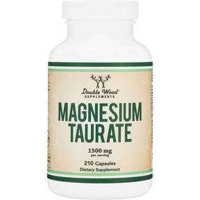 Double Wood taurato de magnesio 1500 mg 210 cápsulas frontal