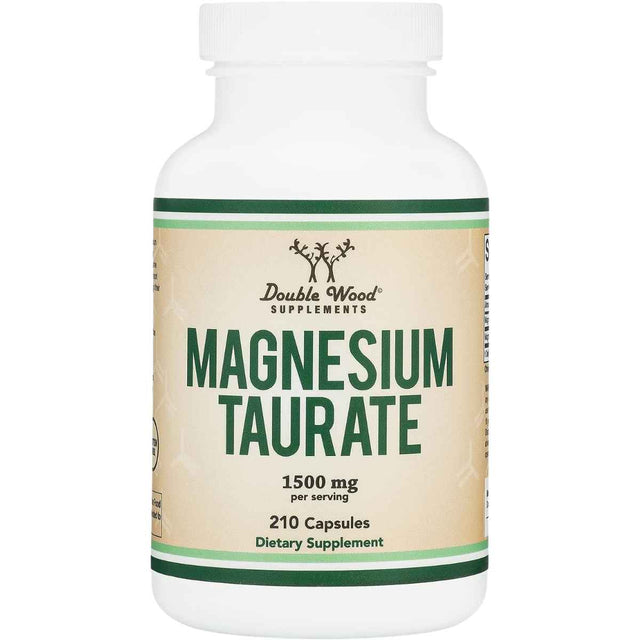 Double Wood taurato de magnesio 1500 mg 210 cápsulas frontal