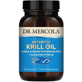 Frasco de Dr. Mercola Aceite de Krill Antártico, presentación de 60 cápsulas