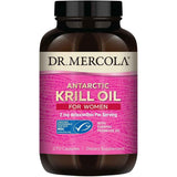 Frasco de suplemento Dr. Mercola Aceite de Krill para Mujer 270 cápsulas