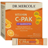 Caja de suplemento Dr. Mercola Vitamina C con Quercetina 30 paquetes