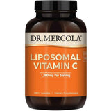 Frasco de suplemento DR. MERCOLA Vitamina C Liposomal 1000 mg 180 cápsulas